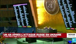 Vote à l'ONU : les pays qui ont voté contre le retrait des troupes russes en Ukraine