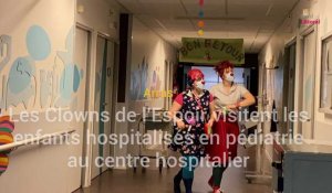 Arras : des clowns dans le service de pédiatrie du centre hospitalier