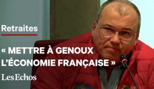 Retraites : la CGT appelle à « mettre à genoux l'économie française »