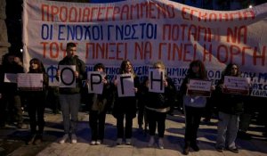 Catastrophe ferroviaire en Grèce: manifestation à Thessalonique
