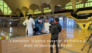L'émission "Cuisine ouverte" en tournage à Reims