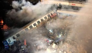 Grèce: au moins 32 morts et 85 blessés dans un accident entre deux trains