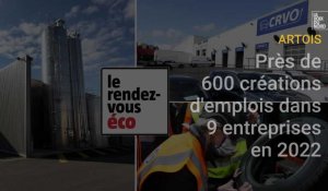 Artois : près de 600 créations d'emplois dans neuf entreprises en 2022