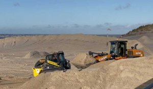 La piste de l'Enduropale du Touquet se prépare