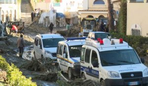 Italie: après un glissement de terrain à Ischia, la recherche des disparus continue