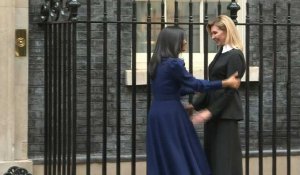 La première dame d'Ukraine arrive à Downing Street