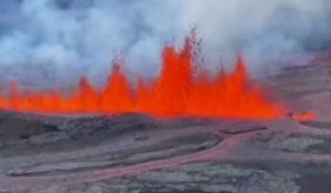 Le plus grand volcan actif du monde est entré en éruption à Hawaii