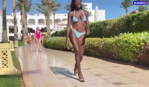 Les candidates pour Miss Belgique 2023 défilent en bikini en Egypte
