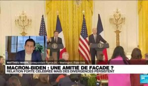 Macron-Biden : "l'objectif de cette visite d'État était d'insister sur les points de convergence"