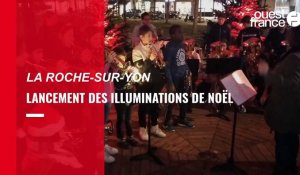 VIDEO. Lancement des illuminations de Noël à La Roche-sur-Yon