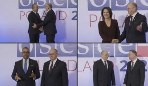 Le président polonais Duda et les ministres l'OSCE arrivent à la réunion annuelle