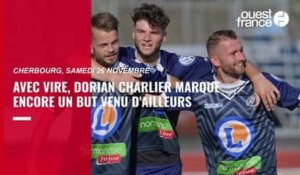 VIDEO. Football : Dorian Charlier (AF Virois) marque un but venu d'ailleurs à Cherbourg (0-3)
