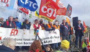 Manif à Dieppe : Sébastien Jumel prend la parole
