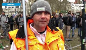VIDEO. Grève du 31 janvier : travailler jusqu'à 64 ans ? Impossible selon Gilles, peintre en bâtiment 