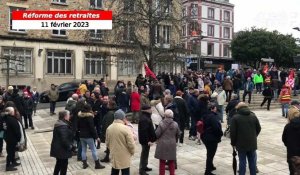 VIDEO. À Coutances, des centaines de manifestants se mobilisent contre la réforme des retraites 