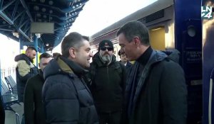 Le Premier ministre espagnol Pedro Sanchez en visite à Kiev