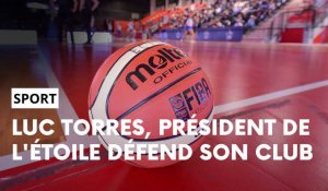 La réaction de Luc Torres, le président de l'Etoile de Charleville-Mézières, sur les propos racistes d'un supporter à l'Arena