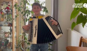 VIDÉO. À 14 ans, Maxime Crosnier va faire valser le public du festival national de l'accordéon en Sarthe