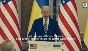 Biden veut qu'il n'y ait "aucun doute" sur le soutien des Etats-Unis à l'Ukraine