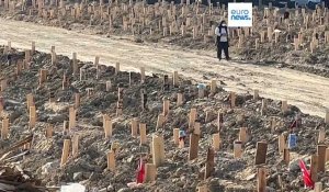 Les cimetières débordés d'Antakya