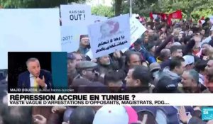 Tunisie : vaste vague d’arrestations d’opposants