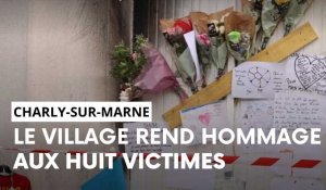 Marche blanche à Charly-sur-Marne en hommage à la mère et ses sept enfants