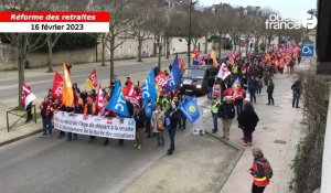 VIDÉO. À Château-Gontier, plus de 500 manifestants contre la réforme des retraites 
