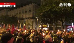 VIDÉO. Contre la réforme des retraites, des milliers de manifestants chantent en chœur dans les rues de Nantes