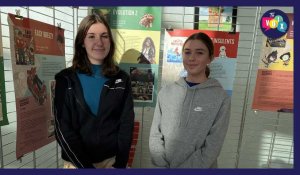 Anaelle et Camille, lycéennes calaisiennes, recommandent la BD "Évolution Z"