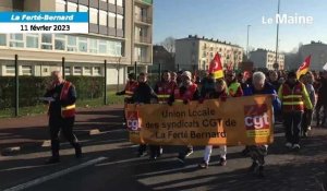 VIDÉO. Manifestation du samedi 11 février : mobilisation en légère hausse à La Ferté-Bernard