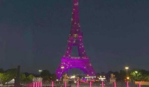 La Tour Eiffel en rose pour l'édition 2022 d'Octobre Rose contre le cancer du sein