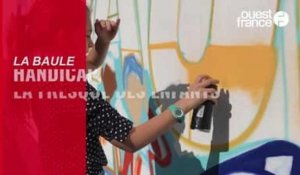 VIDEO. Des enfants graffeurs et une fresque sur le handicap à la MJC de La Baule