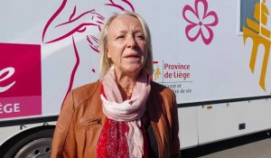 Kathy Firquet nous parle du dépistage du Mammobile de la Province de Liège dans l'arrondissement de Verviers
