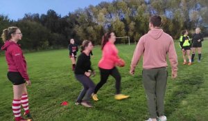 Rugby : l'équipe féminine de Maubeuge à l'entraînement