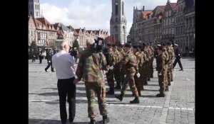 Tournai parade militaire