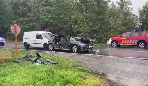 Florennes: violente collision à Rosée