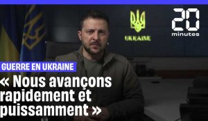 Guerre en Ukraine : Zelensky annonce une avancée de son armée dans la région de Kherson