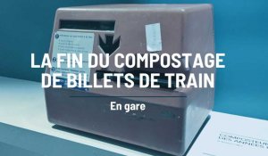 La fin du compostage de billets TER en gare