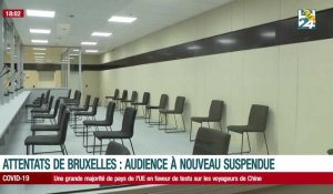 Procès des attentats de Bruxelles: audience suspendue jusqu'à jeudi 