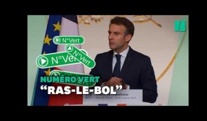 Quand Macron admet avoir abusé des numéros verts