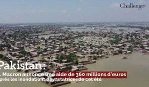 Macron promet une aide au Pakistan après les terribles inondations