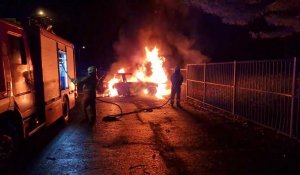 Incendie de voiture à Farciennes dimanche 8 janvier