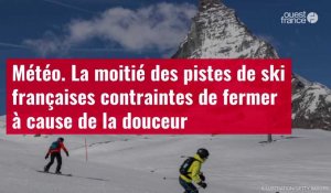 VIDÉO. Météo : la moitié des pistes de ski françaises contraintes de fermer à cause de la douceur