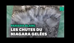 Aux États-Unis, les chutes du Niagara gèlent partiellement à cause du froid