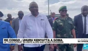 RD Congo : Uhuru Kenyatta en visite à Goma alors que le M23 progresse