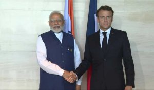 G20 : Emmanuel Macron rencontre le Premier ministre indien Modi