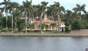 Floride : images de la résidence de Mar-a-Lago avant la "très grande annonce" de Donald Trump