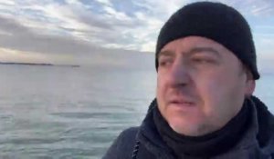 Calais : le départ de migrants filmé par un pêcheur