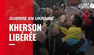 VIDÉO. Guerre en Ukraine : la joie du peuple ukrainien après la libération de Kherson 