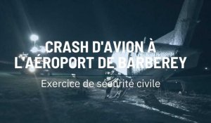 Crash d’avion fictif à l’aéroport